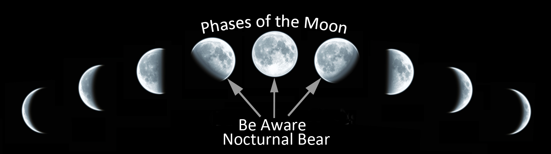 Be mindful of the light that the moon can give off.